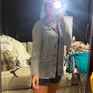 Grey Cardigan